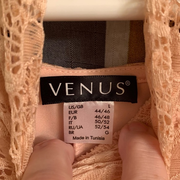 VENUS lace peach cream dress - Picture 7 of 17